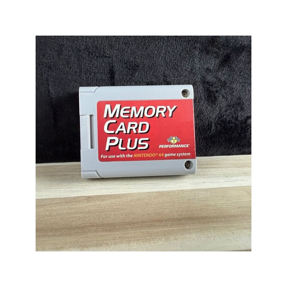 Performance Memory Card Plus Nintendo 64 N64 Game Accessory